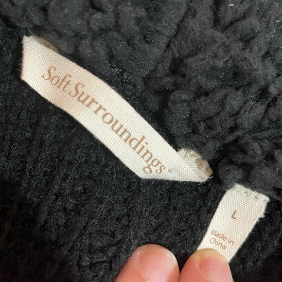 NWOT Soft Surroundings Faux Fur Sweater Vest - Picture 7 of 8